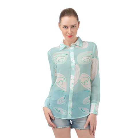 Fish 121 Long Sleeve Chiffon Shirt by Mazipoodles