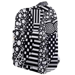 Black And White Design Classic Backpack by gasi