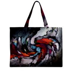 Abstract Art Zipper Mini Tote Bag by gasi