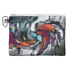 Abstract Art Canvas Cosmetic Bag (xl) by gasi