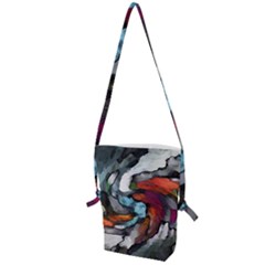 Abstract Art Folding Shoulder Bag by gasi