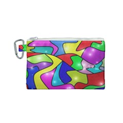 Modern Art Canvas Cosmetic Bag (small) by gasi