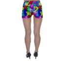 Colorful abstract art Skinny Shorts View2