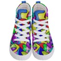 Colorful abstract art Kids  Hi-Top Skate Sneakers View1