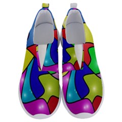 Colorful Abstract Art No Lace Lightweight Shoes by gasi