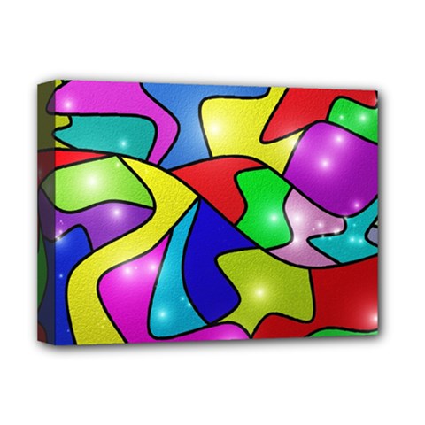 Colorful Abstract Art Deluxe Canvas 16  X 12  (stretched)  by gasi