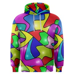 Colorful Abstract Art Men s Overhead Hoodie