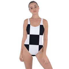 Grid-domino-bank-and-black Bring Sexy Back Swimsuit by BangZart