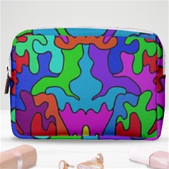 Colorful Design Make Up Pouch (medium) by gasi