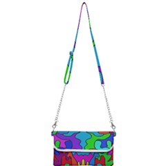 Colorful Design Mini Crossbody Handbag by gasi