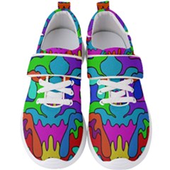 Beautiful Colorful Design Men s Velcro Strap Shoes