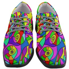 Colorful Unique Design Women Heeled Oxford Shoes by gasi