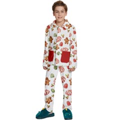 Holiday Boys  Long Sleeve Velvet Pajamas Set