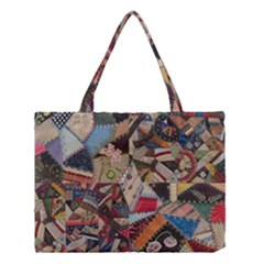 Background Embroidery Pattern Stitches Abstract Medium Tote Bag