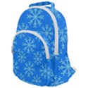 Holiday Celebration Decoration Background Christmas Rounded Multi Pocket Backpack View1