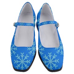 Holiday Celebration Decoration Background Christmas Women s Mary Jane Shoes