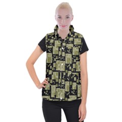 Background Graphic Wallpaper Decor Backdrop Design Women s Button Up Vest by Uceng