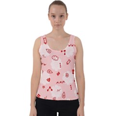 Background Graphic Beautiful Wallpaper Art Velvet Tank Top by Uceng