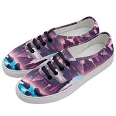 Urban City Cyberpunk River Cyber Tech Future Women s Classic Low Top Sneakers by Uceng