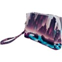 Urban City Cyberpunk River Cyber Tech Future Wristlet Pouch Bag (Small) View1