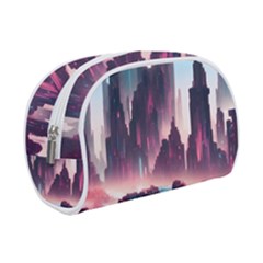 Urban City Cyberpunk River Cyber Tech Future Make Up Case (small) by Uceng