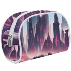 Urban City Cyberpunk River Cyber Tech Future Make Up Case (large) by Uceng