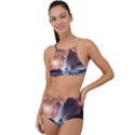 Water Waterfall Nature River Lake Planet Fantasy High Waist Tankini Set View1