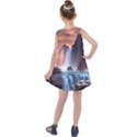 Water Waterfall Nature River Lake Planet Fantasy Kids  Summer Dress View2