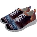 Water Waterfall Nature River Lake Planet Fantasy Mens Athletic Shoes View2