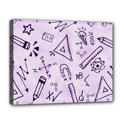 Science Research Curious Search Inspect Scientific Canvas 14  X 11  (stretched) by Uceng