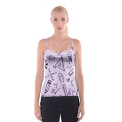 Science Research Curious Search Inspect Scientific Spaghetti Strap Top by Uceng