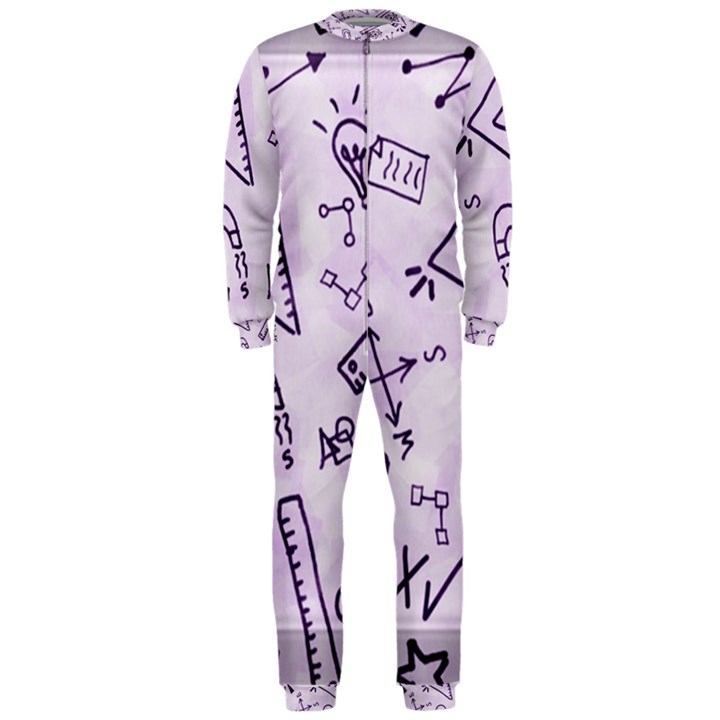 Science Research Curious Search Inspect Scientific OnePiece Jumpsuit (Men)