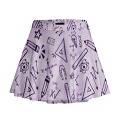 Science Research Curious Search Inspect Scientific Mini Flare Skirt by Uceng