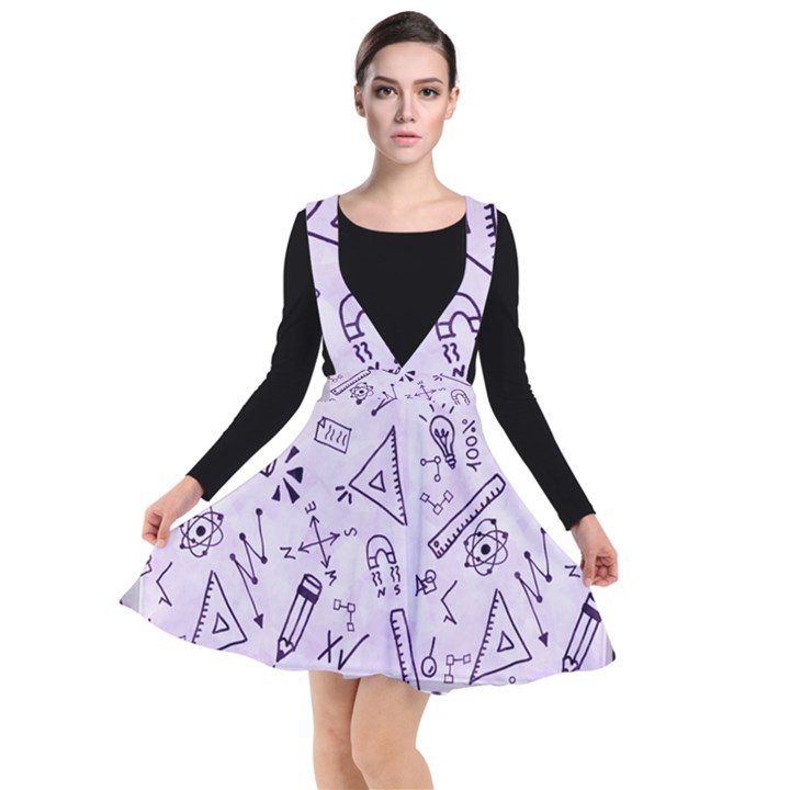 Science Research Curious Search Inspect Scientific Plunge Pinafore Dress