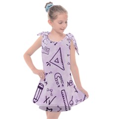 Science Research Curious Search Inspect Scientific Kids  Tie Up Tunic Dress by Uceng