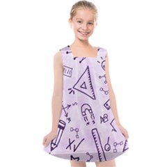 Science Research Curious Search Inspect Scientific Kids  Cross Back Dress by Uceng