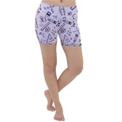 Science Research Curious Search Inspect Scientific Lightweight Velour Yoga Shorts by Uceng