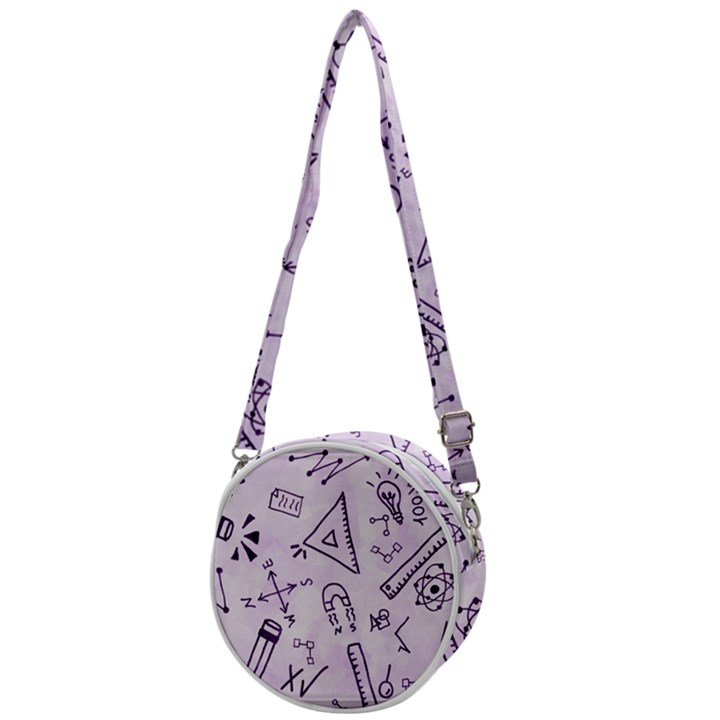 Science Research Curious Search Inspect Scientific Crossbody Circle Bag