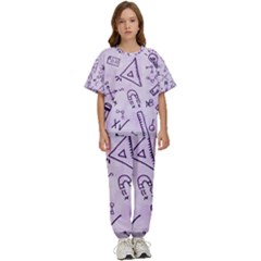 Science Research Curious Search Inspect Scientific Kids  Tee And Pants Sports Set by Uceng