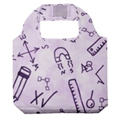 Science Research Curious Search Inspect Scientific Premium Foldable Grocery Recycle Bag by Uceng