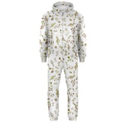 Background Ornamental Pattern Graphic Seamless Hooded Jumpsuit (men)