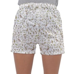 Background Ornamental Pattern Graphic Seamless Sleepwear Shorts by Uceng