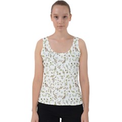 Background Ornamental Pattern Graphic Seamless Velvet Tank Top by Uceng