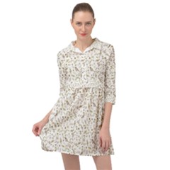 Background Ornamental Pattern Graphic Seamless Mini Skater Shirt Dress