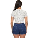 Background Ornamental Pattern Graphic Seamless Side Button Cropped Tee View4