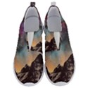 Mountain Space Galaxy Stars Universe Astronomy No Lace Lightweight Shoes View1