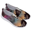 Mountain Space Galaxy Stars Universe Astronomy No Lace Lightweight Shoes View3