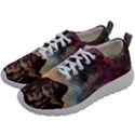 Mountain Space Galaxy Stars Universe Astronomy Mens Athletic Shoes View2