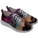 Mountain Space Galaxy Stars Universe Astronomy Mens Athletic Shoes View3