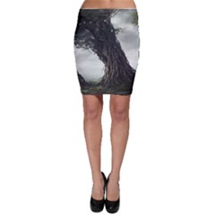 Trees Forest Woods Drawing Fantasy Dream Bodycon Skirt by Uceng